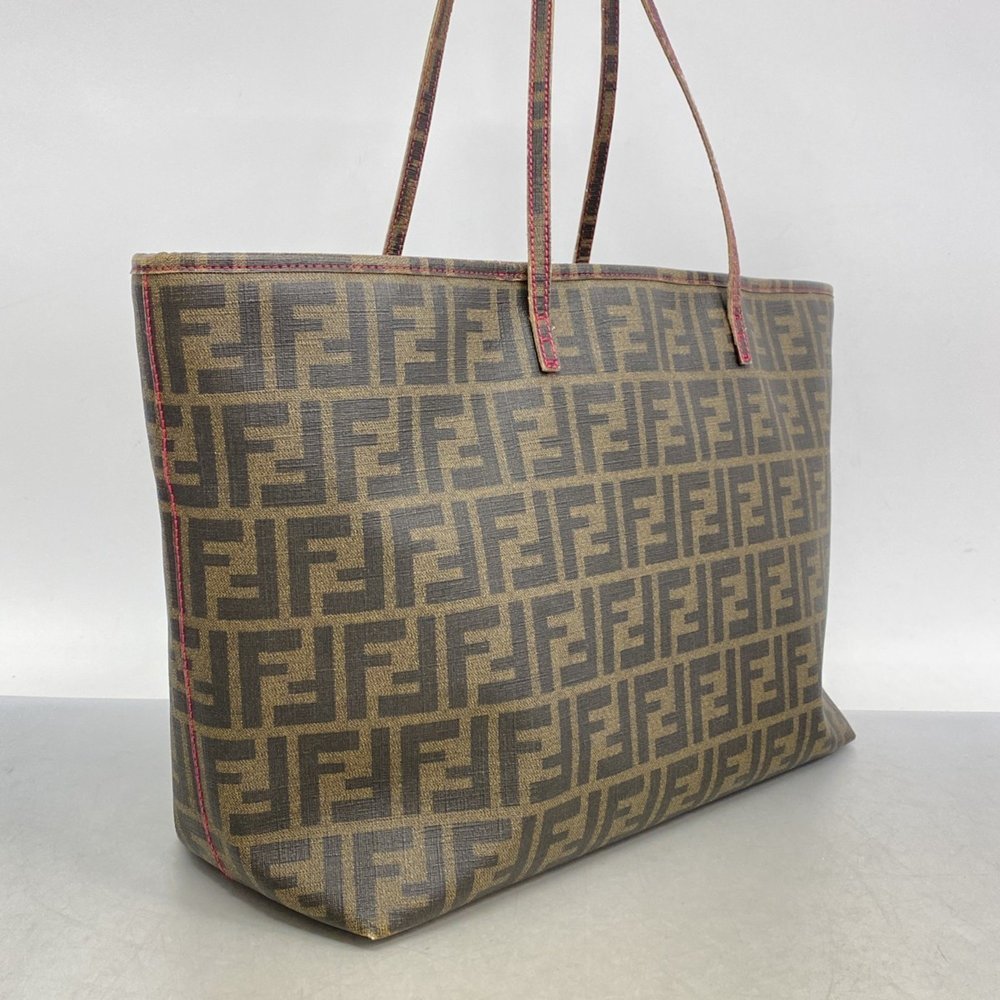 Fendi Zucca Brown Tote Bag for Women - Picture 2 of 12